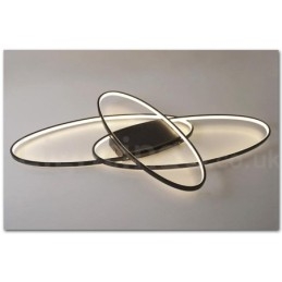 ניתן לעמעום אליפסה מודרנית עכשווית אלומיניום מנורת תקרת מנורת תקרת מנורת חדר מיטה בסלון יכולה לשמש גם כאור קיר