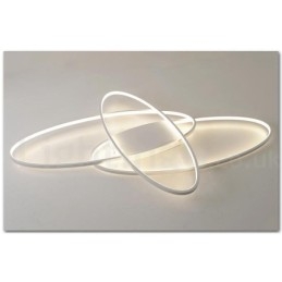 ניתן לעמעום אליפסה מודרנית עכשווית אלומיניום מנורת תקרת מנורת תקרת מנורת חדר מיטה בסלון יכולה לשמש גם כאור קיר