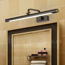 מנורת IPMirror מנורה לאמבטיה מנורות קיר פליז טהור עם גוון אקרילי תאורת איפור