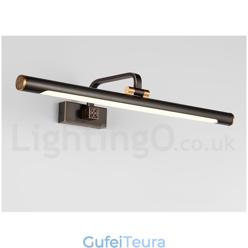 מנורת IPMirror מנורה לאמבטיה מנורות קיר פליז טהור עם גוון אקרילי תאורת איפור