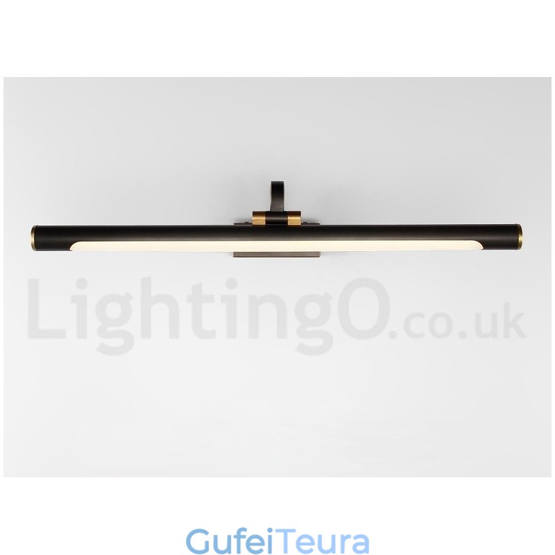 מנורת IPMirror מנורה לאמבטיה מנורות קיר פליז טהור עם גוון אקרילי תאורת איפור