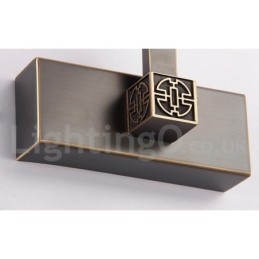 מנורת IPMirror מנורה לאמבטיה מנורות קיר פליז טהור עם גוון אקרילי תאורת איפור