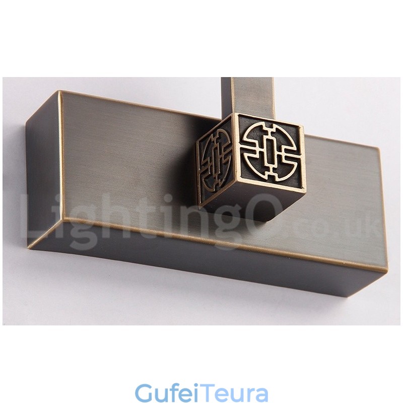 מנורת IPMirror מנורה לאמבטיה מנורות קיר פליז טהור עם גוון אקרילי תאורת איפור