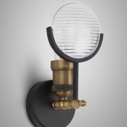 1 אור כפרי רטרו וינטג' אור קיר עם גוון זכוכית מיוחד למשרדי מלון סלון סלון חדר אוכל