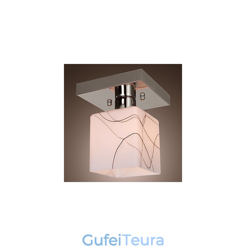 מתכת שטוחה עכשווית מודרנית בסגנון מיני מצופה אלקטרו