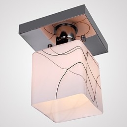 מתכת שטוחה עכשווית מודרנית בסגנון מיני מצופה אלקטרו