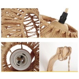 אמריקאי רטרו פמוט קיר 3M חבל קנבוס תליית קו נייר חבל ארוג אהיל