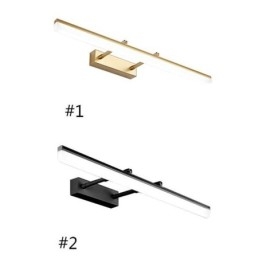 מראה קדמי אור אקריליק נמתח מנורת פמוט מסדרון חדר רחצה