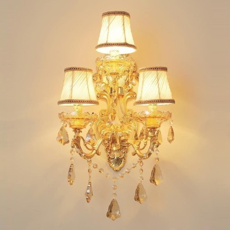 מנורת קיר יוקרתית מנורת קישוט פמוט קיר תאורת ליד המיטה