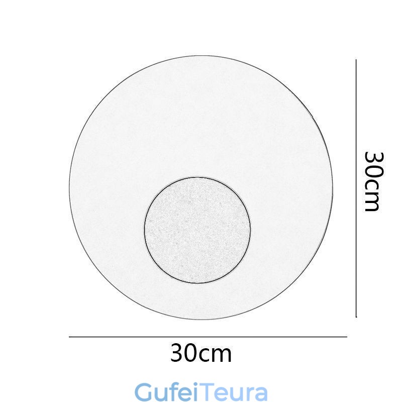 פמוט קיר נורדי שחור זהב עגול מלא נחושת