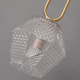 מנורת פמוט קיר מודרנית מזכוכית יצירתית