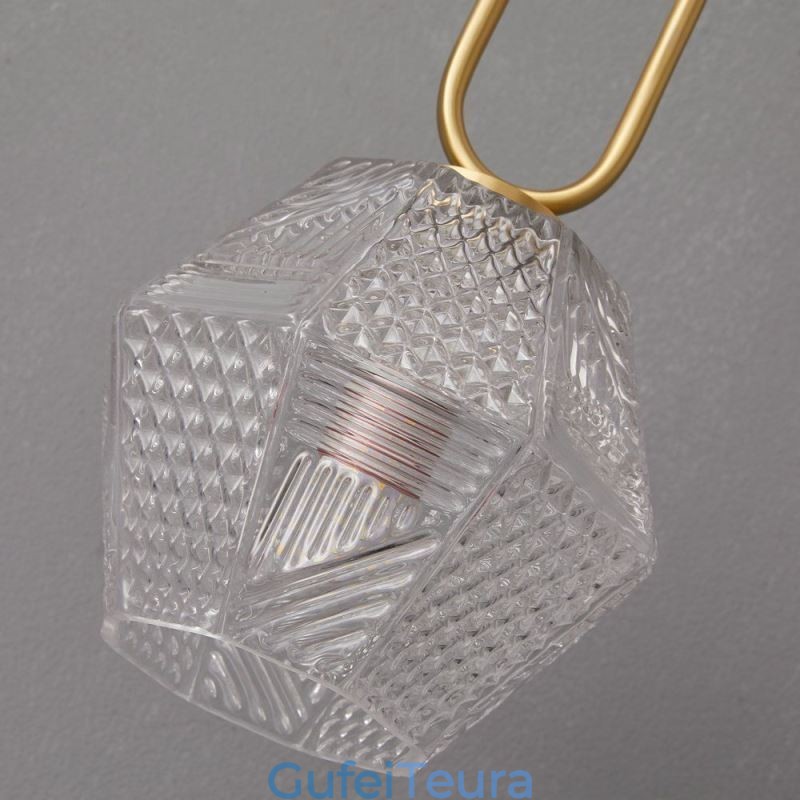 מנורת פמוט קיר מודרנית מזכוכית יצירתית