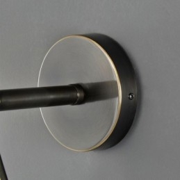 מודרני גלובוס קיר פמוט זכוכית אור קיר שחור טיפת מים אור קיר