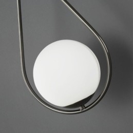 מודרני גלובוס קיר פמוט זכוכית אור קיר שחור טיפת מים אור קיר