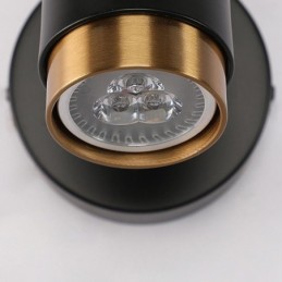 מנורת קיר מסתובבת מודרנית מינימליסטית מנורת מעבר אור פמוט