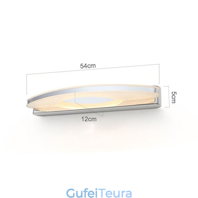 תאורת מראה מודרנית קיר פמוט תאורת אמבטיה נירוסטה