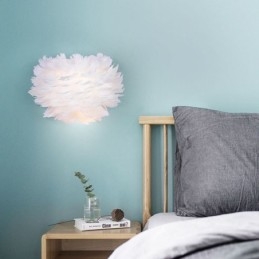 Creative Feather Wall מנורת פמוט דקורטיבית אור