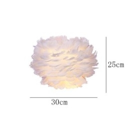 Creative Feather Wall מנורת פמוט דקורטיבית אור