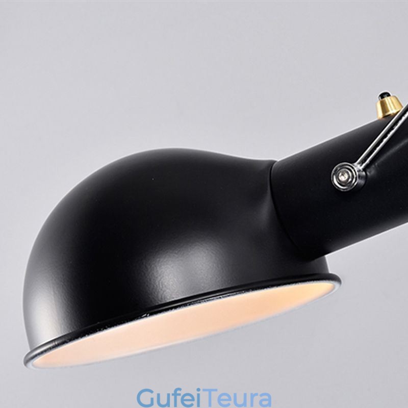 זרוע נדנדה יחיד מנורת פמוט קריאה ליד המיטה