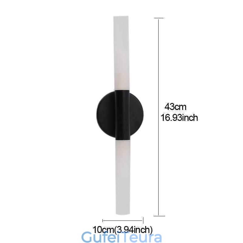 פוסט מודרני אור קיר יצירתי פמוט קיר קישוט אור תאורת ליד המיטה