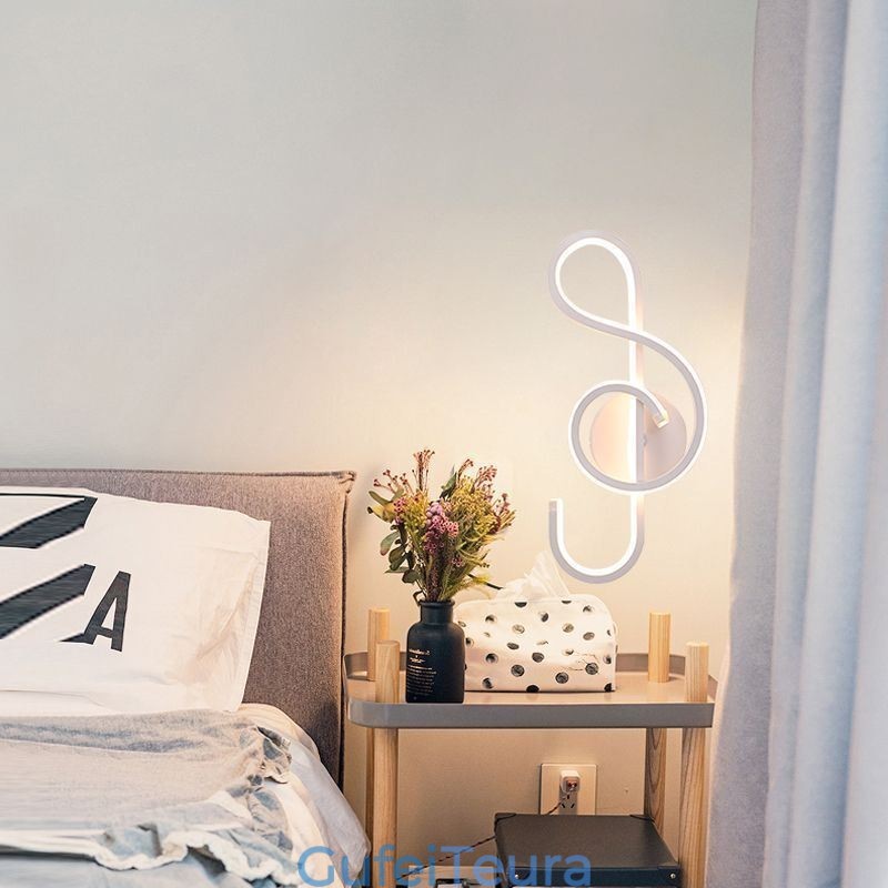 פמוט קיר מינימליסטי אקריליק תאורת קיר