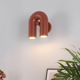 פמוט קיר U Shape Minimalist Creative Wall Light 90 אהיל מסתובב