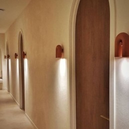פמוט קיר U Shape Minimalist Creative Wall Light 90 אהיל מסתובב
