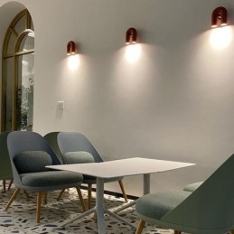 פמוט קיר U Shape Minimalist Creative Wall Light 90 אהיל מסתובב