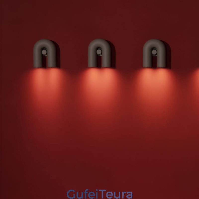 פמוט קיר U Shape Minimalist Creative Wall Light 90 אהיל מסתובב