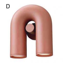 פמוט קיר U Shape Minimalist Creative Wall Light 90 אהיל מסתובב
