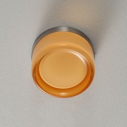 אור קיר מודרני מינימליסטי אקריליק ראש יחיד עגול ברזל יצוק פמוט קיר קטן