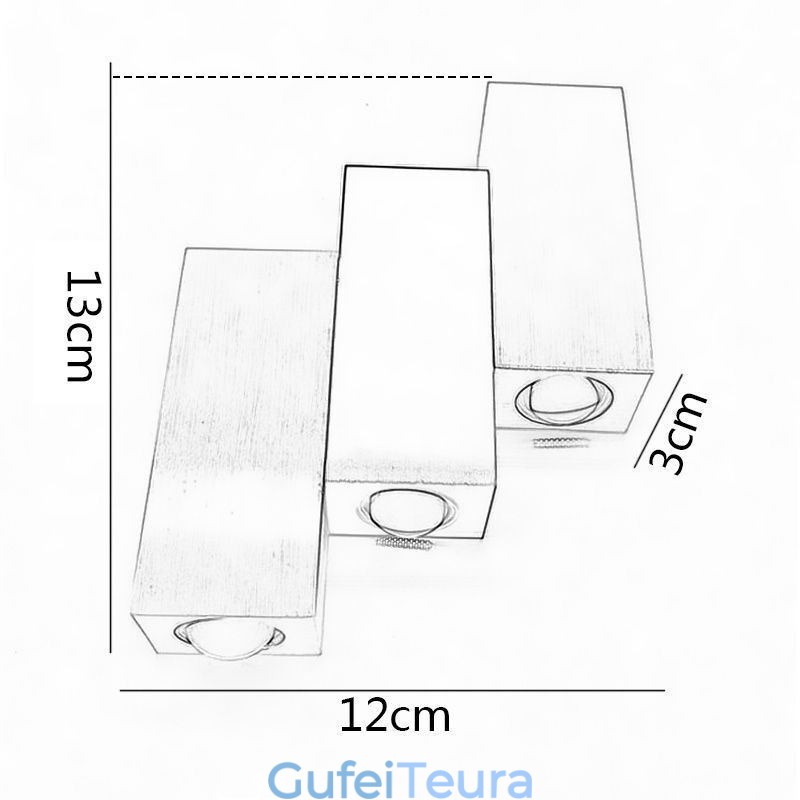 מנורות קיר מודרניות למעלה ולמטה מנורות קיר אלומיניום