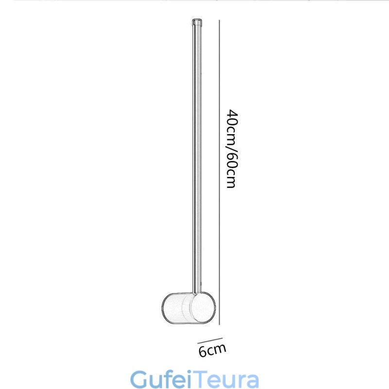מנורת קיר מודרנית ארוכה מנורת עיצוב ליד המיטה