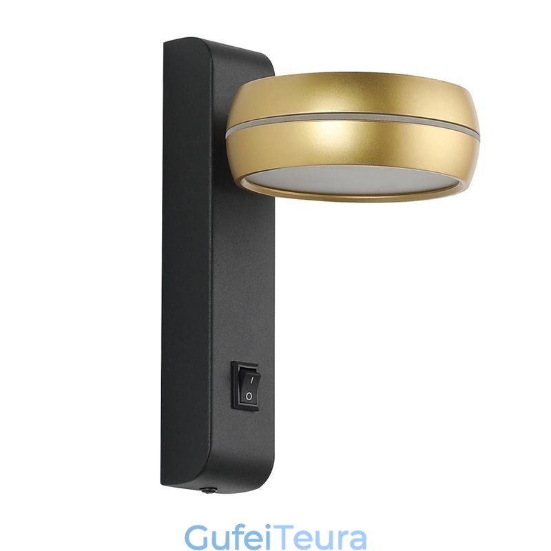 מנורת קיר מסתובבת מודרנית מינימליסטית אור פמוט