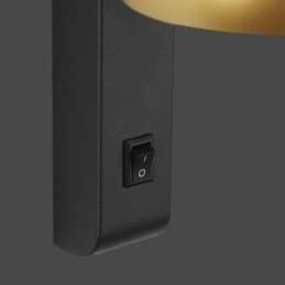 מנורת קיר מסתובבת מודרנית מינימליסטית אור פמוט