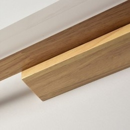 מראה אור עץ מלא קיר מנורת קיר פמוט מודרני