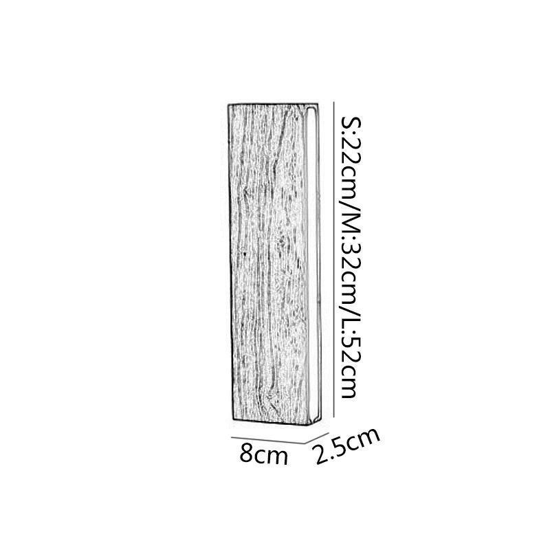 פמוט עץ קיר מודרני אורות מעבר אורות נורדי קיר נורדי