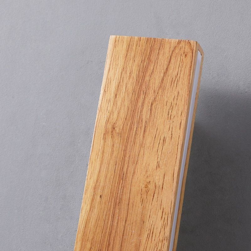 פמוט עץ קיר מודרני אורות מעבר אורות נורדי קיר נורדי