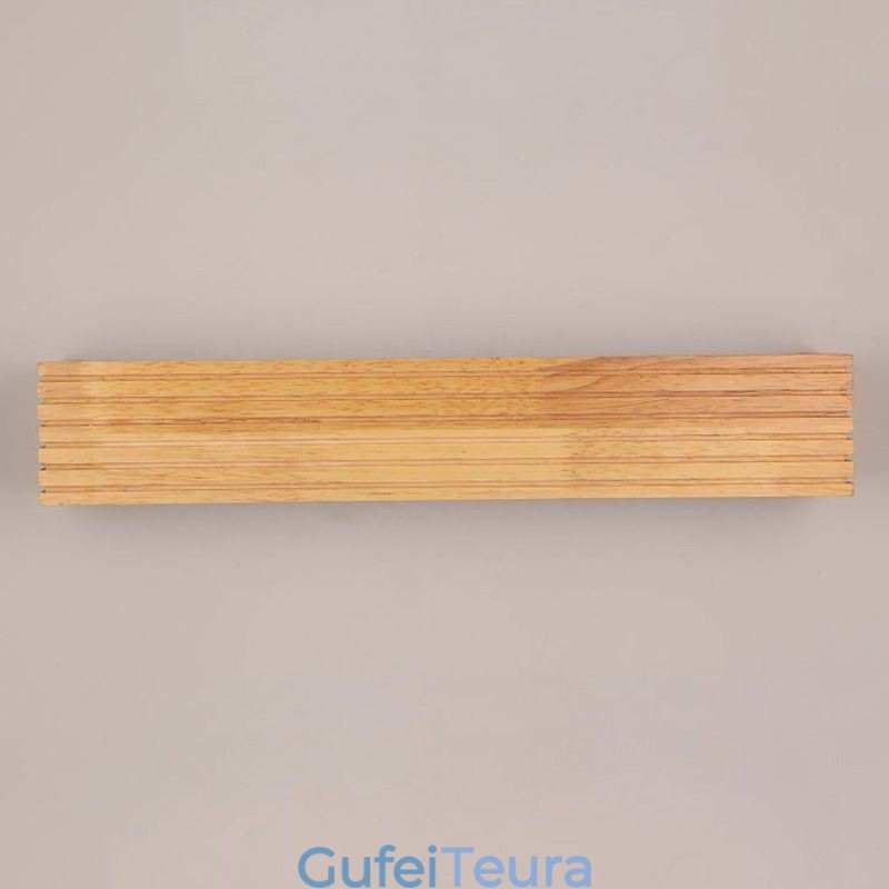 מנורות קיר מעץ בסגנון יפני מנורת חדר אמבטיה פמוט קיר לבית