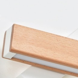 אירופה מנורת קיר מעץ מלא תאורת קיר ליד המיטה מנורות פשטות מודרנית