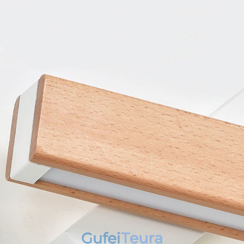 אירופה מנורת קיר מעץ מלא תאורת קיר ליד המיטה מנורות פשטות מודרנית