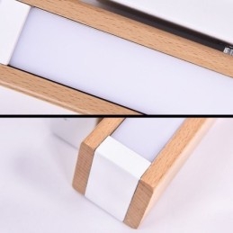 אירופה מנורת קיר מעץ מלא תאורת קיר ליד המיטה מנורות פשטות מודרנית