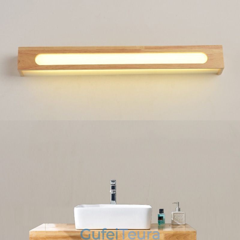 מנורת עץ קיר מודרנית אורות מעבר אורות נורדי קיר ליד המיטה