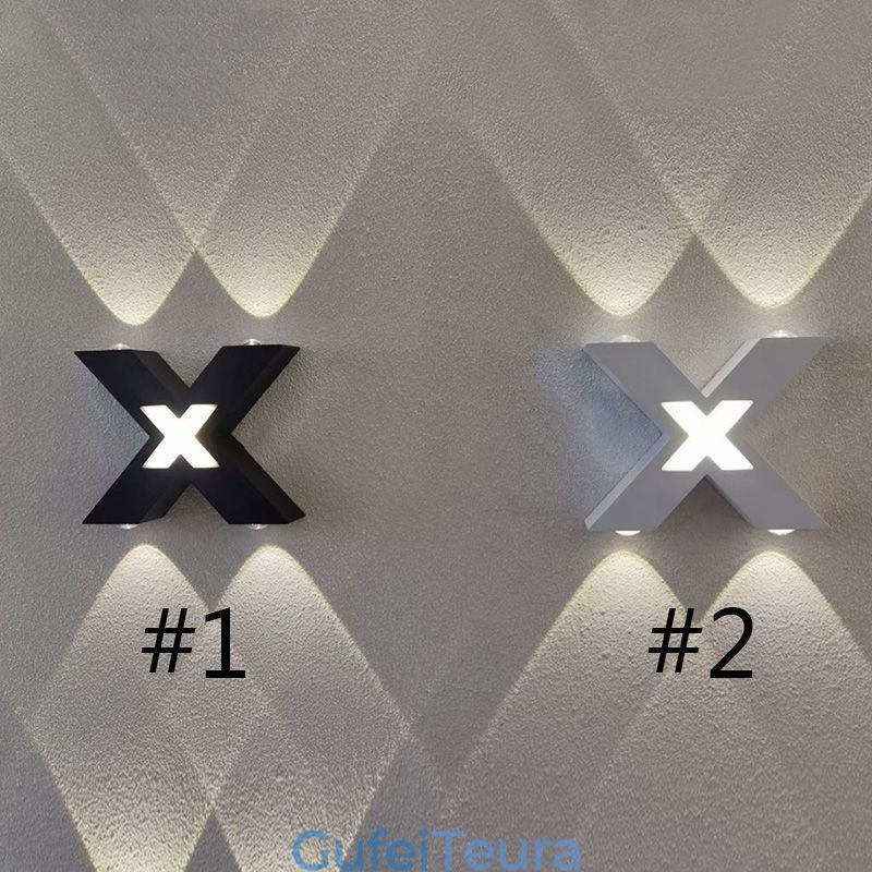 ארט דקו אור קיר למעלה למטה תאורה פנימית פמוט קיר אלומיניום