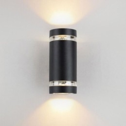 מנורת קיר עמיד למים למעלה למטה אלומיניום ראש כפול מנורת קיר