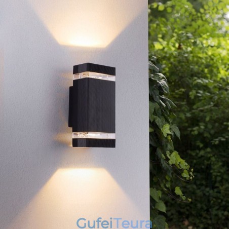 אורות קיר פשוטים מאלומיניום עמיד למים מנורת קיר מרפסת חצר