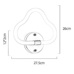 אור קיר בצורת ענן אורות דקורטיביים