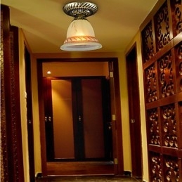 Flush Mount Light Bronze אירופאי רטרו קלאסי