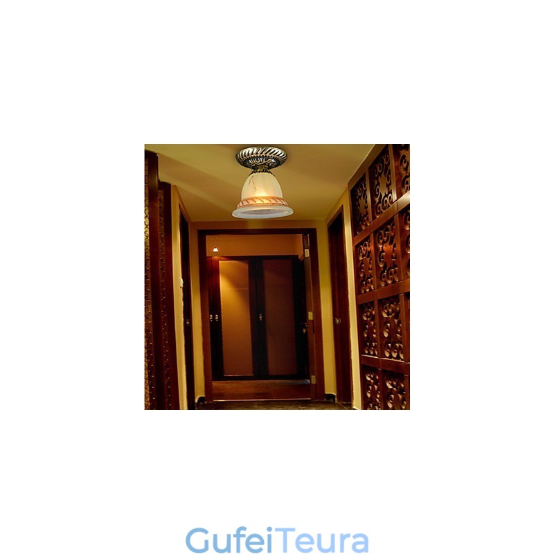 Flush Mount Light Bronze אירופאי רטרו קלאסי