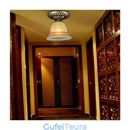 Flush Mount Light Bronze אירופאי רטרו קלאסי